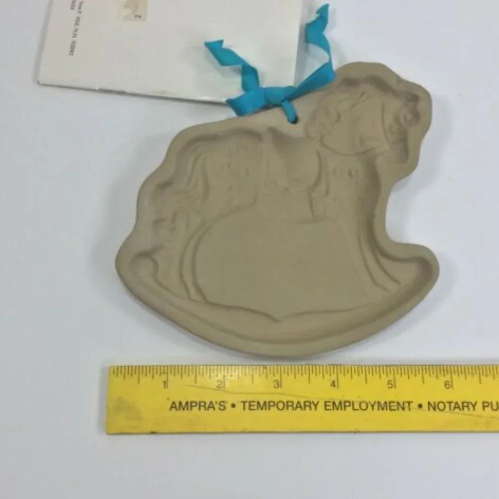 Brown Bag Cookie Art Rocking Horse Mold 1984 Unused‎ with Recipe Book Vintage